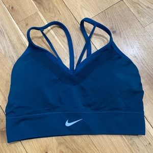 Nike Dark Teal Strappy Sports Bra